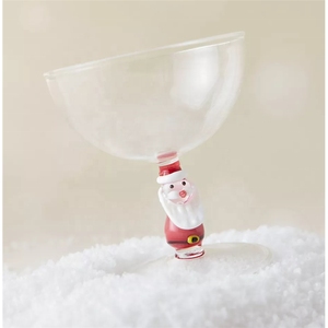 Copa de Vino de Cristal con Tallo Personalizada de Fábrica, Copa de Vino Colorida con Diseño de Árbol de Navidad para Decoración del Hogar, Bodas y Eventos - Product Image 3