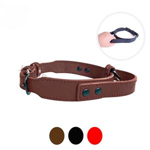 UFBemo Leather Dog Collar Adjustable Durable Breathable For Walking Training Medium Large Small Dogs Pet Supplies - Product Image 1