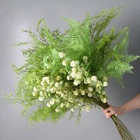 Bruiloftdecoratie Bos-stijl Groene Kunstbloemen Bladeren Vloerarrangementen - Kunstmatige Groene Bloemstukken van Plastic