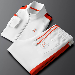 ชุดกีฬาลำลองแฟชั่นฤดูใบไม้ร่วงใหม่จากผู้ผลิต ชุดสองชิ้น เสื้อแขนยาวทรงหลวม กางเกงขายาวทรงตรง - Product Image 1