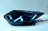 Phares LED 12V pour HRV 2019-2022, design de projection Devil Eyes de haute qualité, DRL super lumineux, lumière bleue 8000K