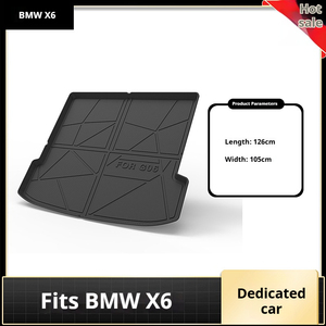 Alfombrilla de TPE para maletero de coche, protector de carga trasero para <span class=keywords><strong>BMW</strong></span> Serie 6/7 GT <span class=keywords><strong>X6</strong></span> X6M X7 2009-2024, accesorios interiores para coche - Product Image 2