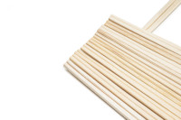Fourchettes en bois écologiques miniatures jetables de qualité supérieure en vrac - Finition lisse et sans éclats pour les fêtes et la restauration