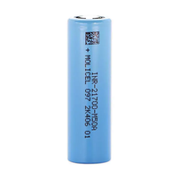 Batterie Lithium-Ion Rechargeable 21700, 3.7v, 5000mah, Molicel 21700 M50a pour vélo électrique