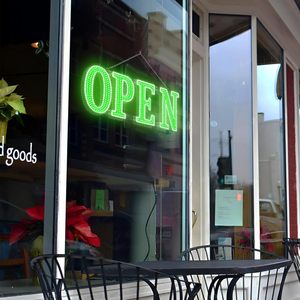 Open LED signboard wall-mounted ambient light shop <b>sign</b> window decoration light street indicator light luminous <b>sign</b> custom 12v - Product Image 6