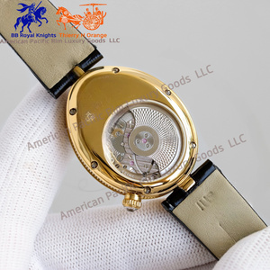 Reloj de Pulsera para Dama Bre-guet de Alta Calidad con Zafiro, Esfera Dorada de 18K, Movimiento Mecánico Automático, Estilo Lujoso y Moderno - Product Image 5