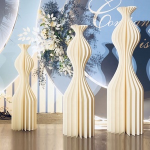 Columnas Romanas Plegables para Decoración de Bodas, Columnas de Papel, Guía de Camino, Soporte Curvo para Postres - Product Image 3