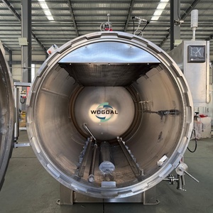 Stérilisateur de denrées en conserve, autoclave à vapeur par pulvérisation d'eau pour le traitement alimentaire des bouteilles en PP/<span class=keywords><strong>bocaux</strong></span> en verre/sachets rétractables - Product Image 3