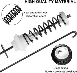 Barra de suspensión para <span class=keywords><strong>lavadora</strong></span>, Kit de arandela W10189077 W10780045, actualizado, Compatible con Ken-more, mayo-tag, <span class=keywords><strong>Whirlpool</strong></span>, <span class=keywords><strong>lavadora</strong></span> - Product Image 2