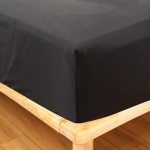 Juego de Sábanas de Cama Modernas de <span class=keywords><strong>Algodón</strong></span> 100% de 400 Hilos, Color Negro, Sedoso y Lujoso, 4 Piezas, Personalizado con Etiqueta Privada, Tejido - Product Image 6