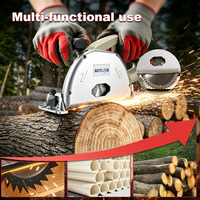 Scie circulaire sans fil AKX Industrial 20V 165mm, machine à bois électrique sans balais pour la menuiserie professionnelle