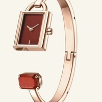 Jam Tangan Analog Quartz Seiko Vintage untuk Wanita Desain Bunga Merah Burgundy Casing Baja Tahan Karat Paduan Seng Tali 16mm Safir