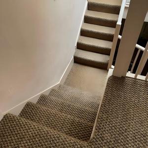 Tapis en sisal à chevrons marin, mélange <span class=keywords><strong>de</strong></span> fibres naturelles <span class=keywords><strong>de</strong></span> <span class=keywords><strong>jute</strong></span>, <span class=keywords><strong>couleur</strong></span> personnalisée, auto-ligaturant, pour intérieur, vente en gros OEM, best-seller - Product Image 3