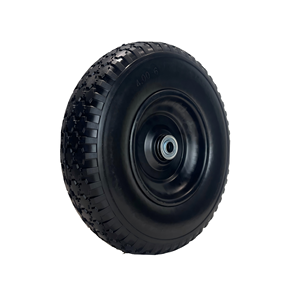 Nouveau 13 pouces 4.00-<span class=keywords><strong>6</strong></span> roue libre plate pneus de voiture de jardin PU fomed roue brouette pneu solide - Product Image 3