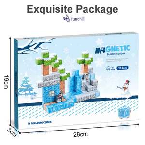 Juego de Magnetismo, Ladrillos Magnéticos, Juguetes Educativos Inteligentes, Bloques de Construcción Magnéticos para Niños de <span class=keywords><strong>3</strong></span> Años - Product Image 5