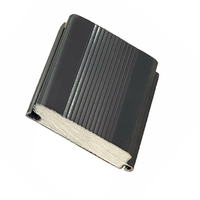 Porte à volets roulants en aluminium à lattes de 77mm avec palan à chaîne manuel pour armoires de cuisine et garages en vente