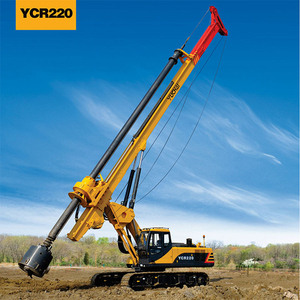 Foreuse rotative YUCHAI YCR220, 22 tonnes, sur chenilles, pour pieutage, ponceuse hydraulique, équipement de terrassement pour <span class=keywords><strong>la</strong></span> construction de ponts - Product Image 2