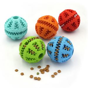 Dayanıklı kauçuk haddeleme köpek topu oyuncak çevre dostu interaktif çiğnemek tedavi yıkılmaz plastik torba paketlenmiş - Product Image 2