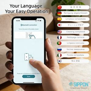 Robot <span class=keywords><strong>Limpiacristales</strong></span> Automático Más Vendido, Limpiador de Ventanas Magnético Inteligente <span class=keywords><strong>El</strong></span>éctrico Multi-idioma con Aplicación/Control Remoto - Product Image 5