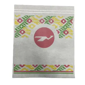 Custom healthy white non woven disposable airplane headrest cover