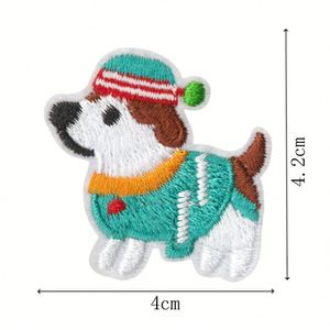 Nuevo Parche Bordado Termoadhesivo de PVC Ecológico con Diseño de Perro Adorable y Colorido para Decoración de Sombreros, Bolsos y Ropa - Product Image 6