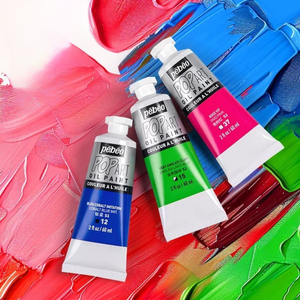 Pebeo France Pop Art 60 мл масляная краска стартовый набор 24 быстросохнущих непотрескивающих цветов в стиле Ван Гога для студентов на холсте - Product Image 2