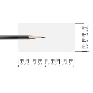 Hybsk 2X4 Inch Hình Chữ Nhật Vuông Tinh Thể Rõ Ràng Gói Bán Lẻ Con Dấu Vòng Tròn Wafer Dán/Nhãn Trong Suốt 200 Mỗi Cuộn - Product Image 5