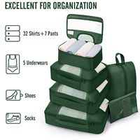 Vente en gros de 8 cubes de rangement pour bagages, organiseurs de bagages pour les voyages