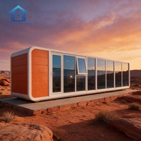 Cabine Apple 40 pieds en promotion avec 2 chambres, cuisine et salle de bain – Maison conteneur modulaire préfabriquée pour hôtel