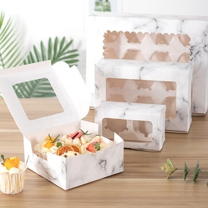 Bán Sỉ Hộp Bánh Cupcake Cửa Sổ Trong Suốt Màu Trắng Trong Suốt 4 6 12 24 Lỗ Tùy Chỉnh Hộp Bánh Nướng Xốp Hộp Quà Tặng Bánh Cupcake Có Cửa Sổ - Product Image 1