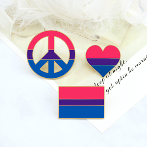 Pins Esmaltados Personalizados LGBTQ, Broche de la Bandera del Orgullo Lésbico Gay Arcoíris, Símbolo <span class=keywords><strong>Pansexual</strong></span>, Assexual, Bisexual, Transgénero, Joyería con Insignia de Corazón - Product Image 2