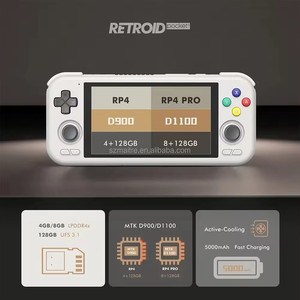 Nuovissima <span class=keywords><strong>Console</strong></span> di gioco portatile Retroid Pocket 4 Pro 3D Hall Stick supporto wi-fi <span class=keywords><strong>Bluetooth</strong></span> 5000mAh attivo di raffreddamento Retro giocatore di gioco - Product Image 2
