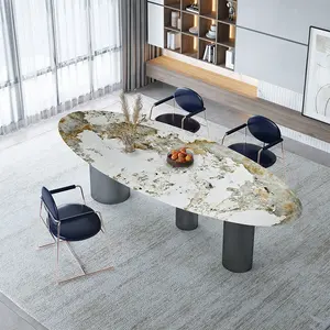 Dining Room Table Set Marble Table Dining Room Furniture Set Sintered Stone Dining Table 6 Feet By 3 Feet In Stock Ready To Ship