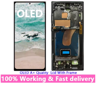 Pantalla LCD Oled para Samsung Galaxy S23 Ultra 5G SM-S918B Edición UE Ensamblaje Completo con Marco y Digitalizador