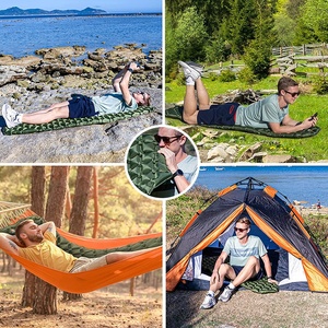 IRONDONKEY Wholesale TPU Inflatable Mat Outdoor <strong>Travel</strong> Mountaineering Backpack Hiking Moisture Proof Tent Diamond Sleep Mat - Product Image 5