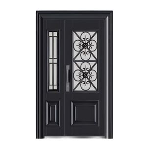 Oem odm service décoratif prix compétitif garage immeuble résidentiel bureau couloir coupe-feu porte en acier - Product Image 5