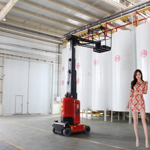 Ascenseur vertical automoteur de boom de 6m 8m 10m un ascenseur d'homme de personnel ascenseurs verticaux driveable électriques de mât - Product Image 4