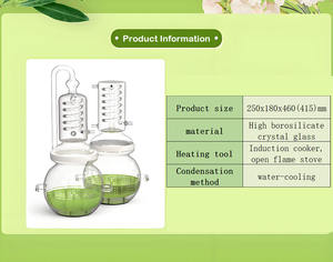 Mini Extracteur d'Huile Essentielle de Plantes en Verre à Domicile Appareil de Distillation Automatique - Product Image 4