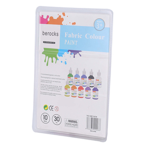Pintura Acrílica Orgánica Berocks de 12 Colores y 30 ml para Tela y Ropa - OEM - Product Image 6