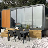 Dosettes de bureau pour l'extérieur Apple Cottage Design modulaire personnalisé Préfabriqué Eco Capsule Chambres Hôtel