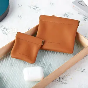 Multi-purpose Jewelry Bag Custom Logo Cosmetic Bags Small Makeup Earphone Case Pu Leather Toiletry Pouch Waterproof Storage bag