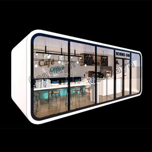 20FT Portable Préfabriqué Cabine Mobile Extérieur Apple Conteneur Maison Panneau Sandwich Matériel pour Centre Commercial Hôtel Utiliser Sleep Pod - Product Image 1
