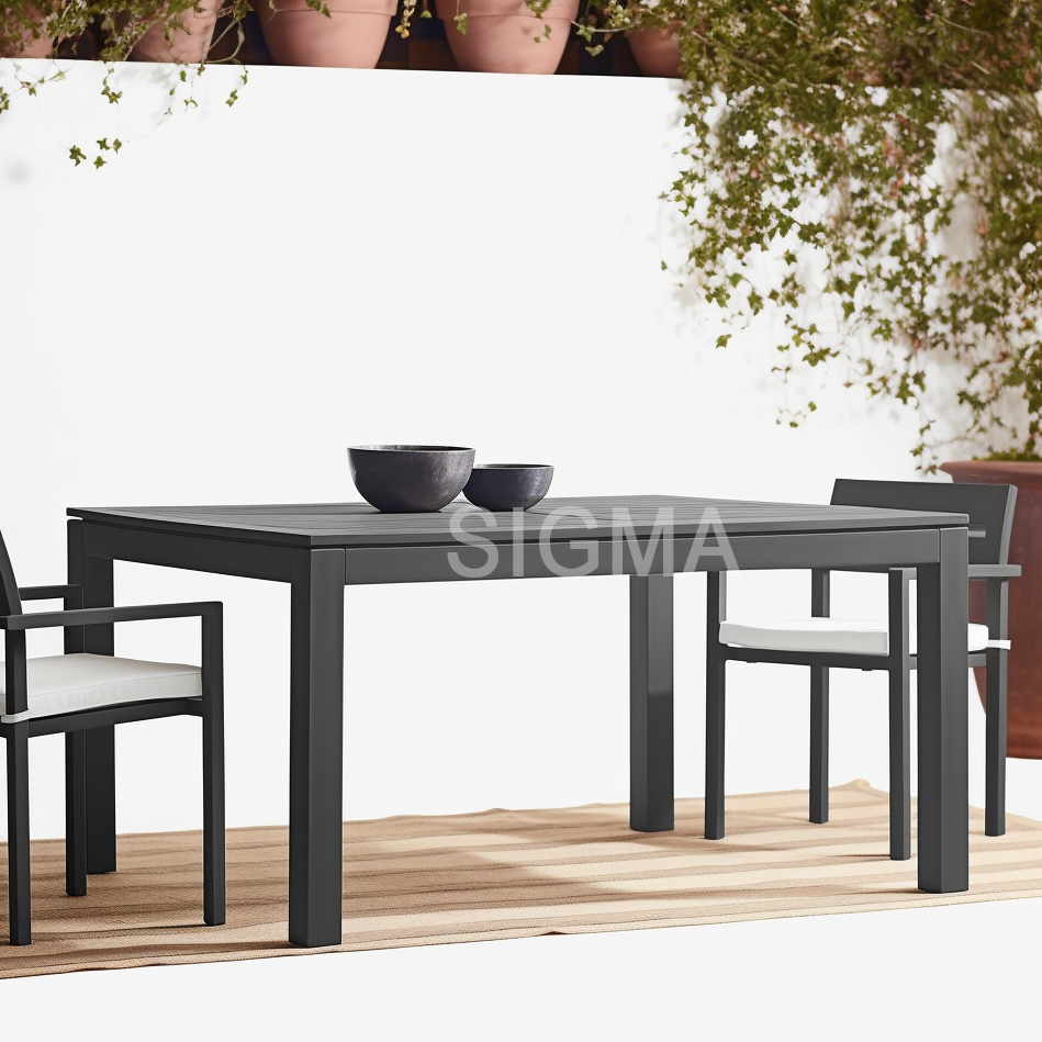 Patio Furniture Set Outdoor Chairs Durable Rustproof Aluminum Chair Table Set