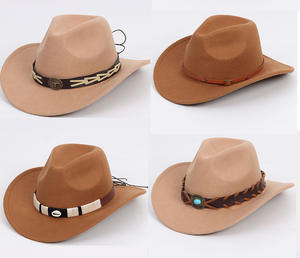 <span class=keywords><strong>Sombrero</strong></span> de jazz retro británico Unisex para <span class=keywords><strong>Amazon</strong></span> Flat Top Hat con estilo de caballero <span class=keywords><strong>Sombrero</strong></span> de fieltro de color sólido para Four Seasons Source - Product Image 5