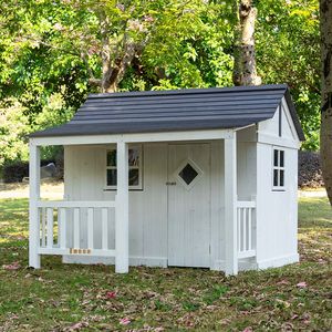 Casetta da Giardino per Esterni Parco Giochi per Bambini in Legno Playhouse - Product Image 4