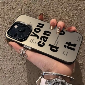 Ốp điện thoại iPhone 17 16 15 Pro Max 14 13 12 11 XS XR màu bạc, thiết kế đang thịnh hành, chất liệu IMD cứng, mặt lưng chắc chắn. - Product Image 3