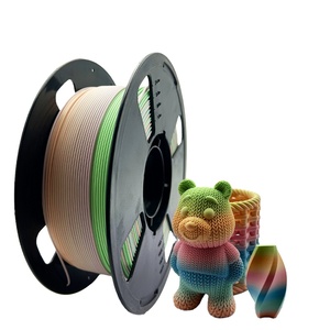 Filamento PLA para Impresora 3D Jinccai, Degradado Mate Multicolor, 1.75mm +/-0.02mm, Vibrante, 5kg, Varilla de PETG TPU - Product Image 1