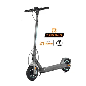 Pemasok Cina Mini E Scooter Moto Electrica Adulto 10 inci roda besar aluminium 36V E skuter listrik