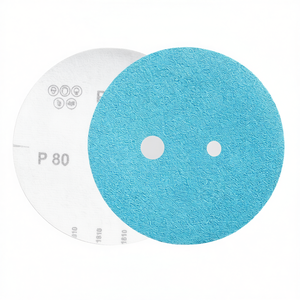 Disques de ponçage Velcro robustes P80 150 mm pour le finissage du bois et du métal - Product Image 2