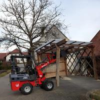Mini Caricatore a Ruote Good Farm Helper Wolf Mini750 con Diversi Accessori